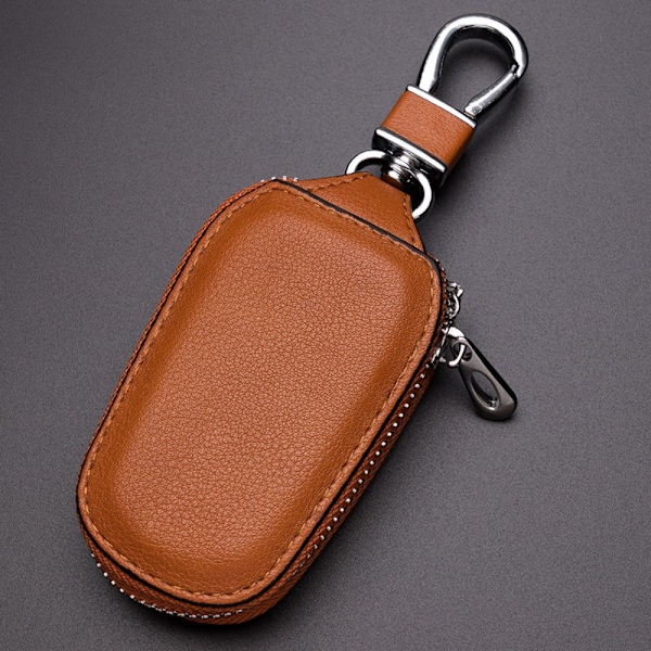 Nyckelring Bilnyckelhållare BRUN-FS2- brown