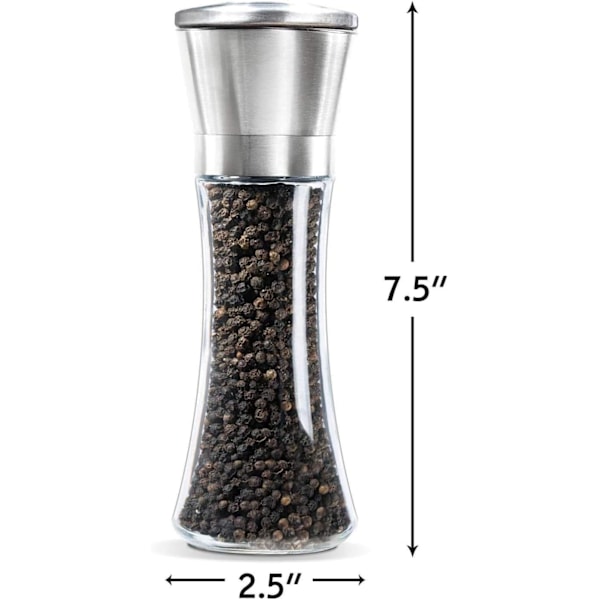Salt- og peberkværnsæt, salt- og peberbøsser