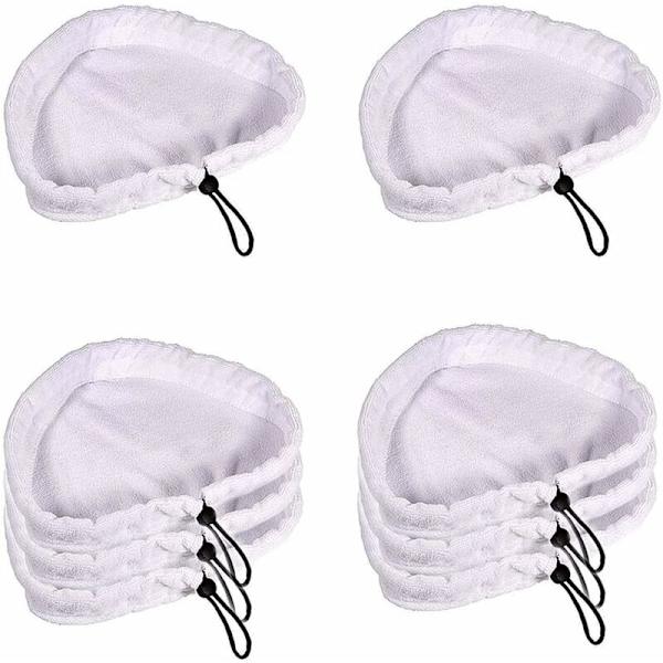 Dampmoppe 8 stk mikrofiberklud mikrofiber damprensepuder vaskbare moppereservedele-FS-