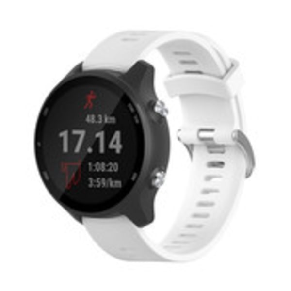 Hvidt 20 mm Garmin Forerunner 245 urrem