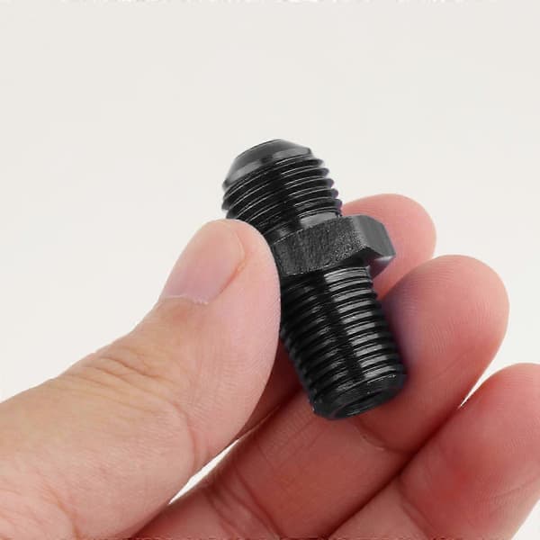 High Performance 6AN Male Flare to 1/4NPT Boss Fitting Adapter - Compatible with Enhanced