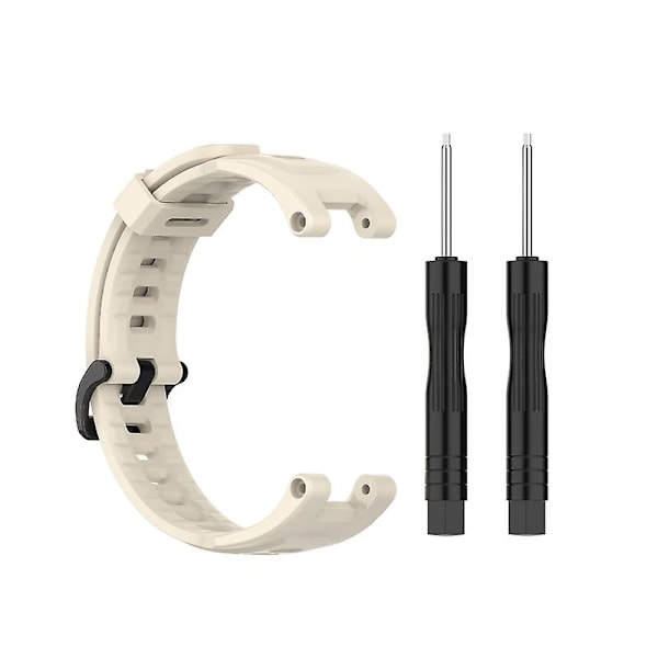 Armbånd til Amazfit T Rex Pro Åndbart Bånd Svedafvisende Ridsefast Bånd (FMY) Beige