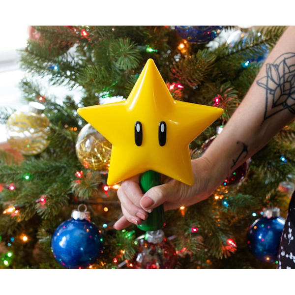 Trætop Mario Star Gen 2 Plug-in Lysende Jul-FS-