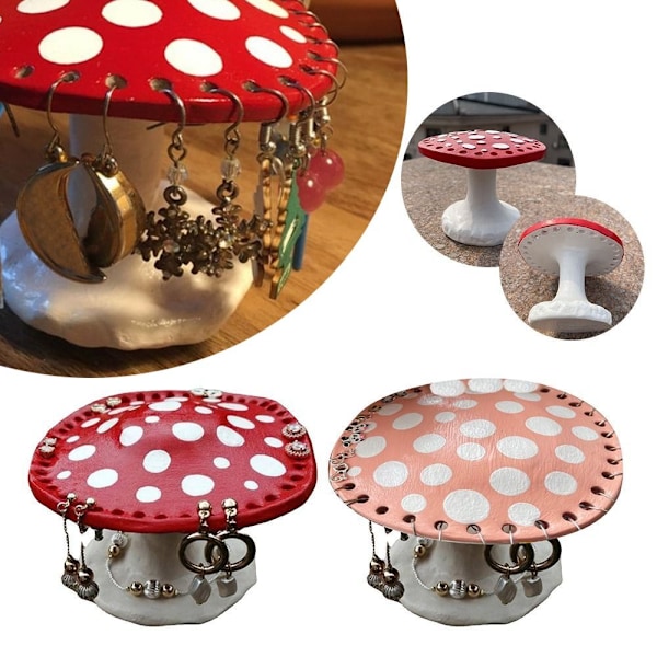 Svampe Ørering Holder Stativ Organizer ROSA