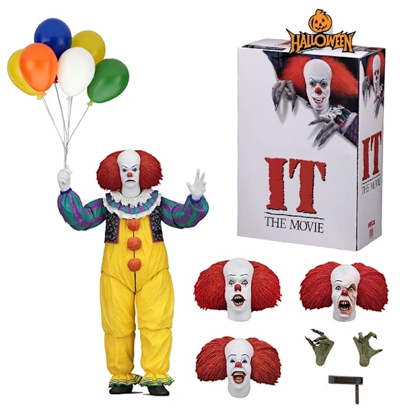 NECA Stephen King's Det! Revival Luxury Edition 2017 Filmutgave 7-tommers serie Mobil dukke Terror Halloween-gavemodell 2 2 18cm