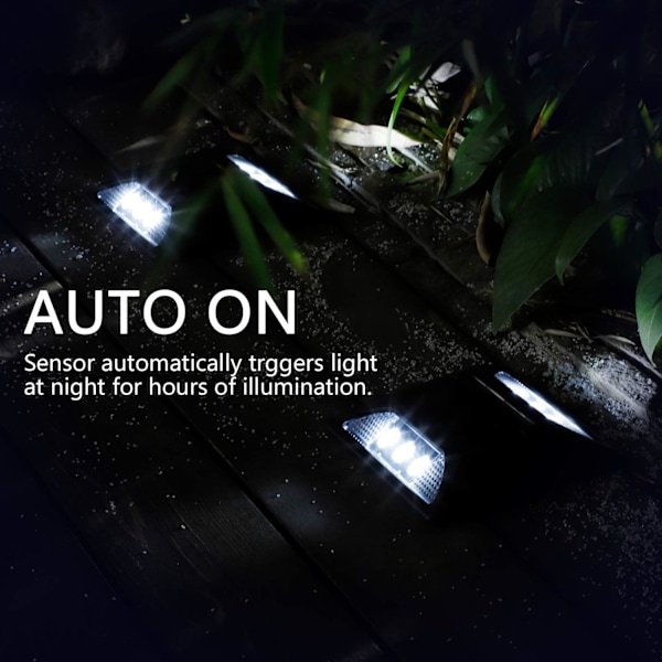 Aurinkokannella valot ulkokäyttöön, ajoradan laiturin LED-valot, aurinkovoimalla toimivat