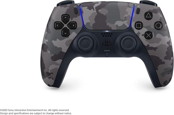 PS4 Feature Trådløs Kontroller - Grå Kamuflasje