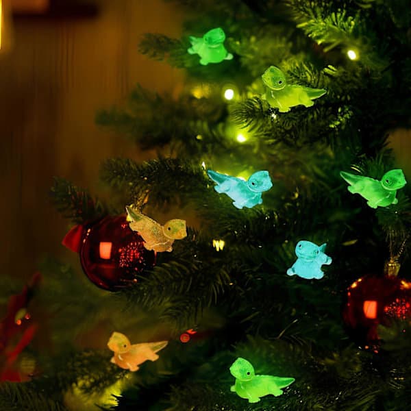 100 Pcs Mini Resin Lizard Figurines Luminous Resin Figurines Cute Resin Lizard Decorations Small Resin Animals