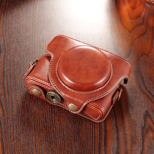 Fodral (Kaffe) Sony RX100 RX100II RX100III RX100IV RX100VII RX1