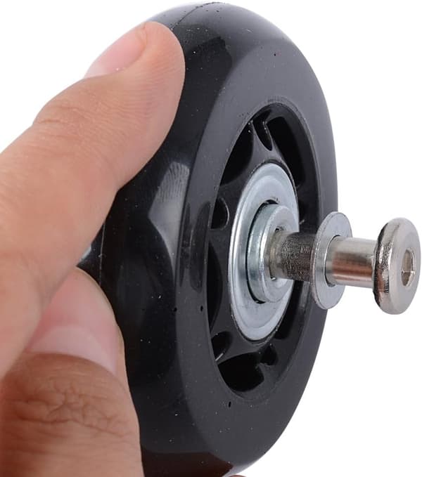 2-pak hjul til kufferter (60*6*18 mm aksellængde: 35 mm) reservedele