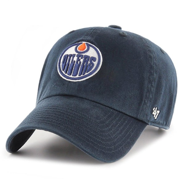 Justerbar Kasket - CLEAN UP Edmonton Oilers navy