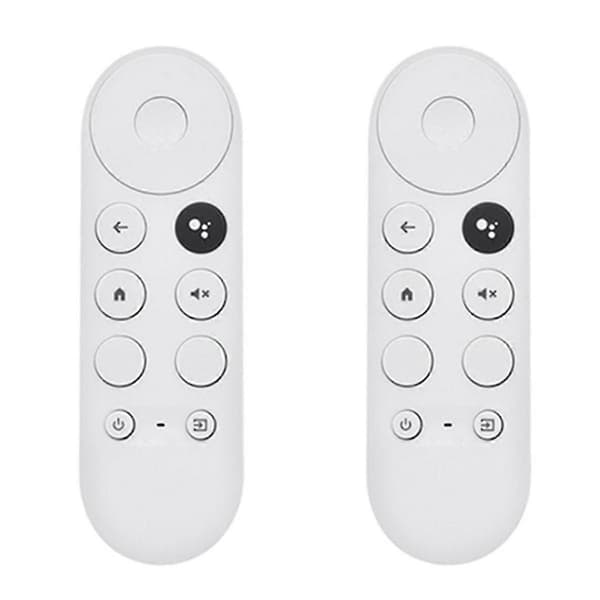 2 stk erstatningsfjernkontroll for 2020 Google TV 4K Bluetooth stemmestyring G9N9N