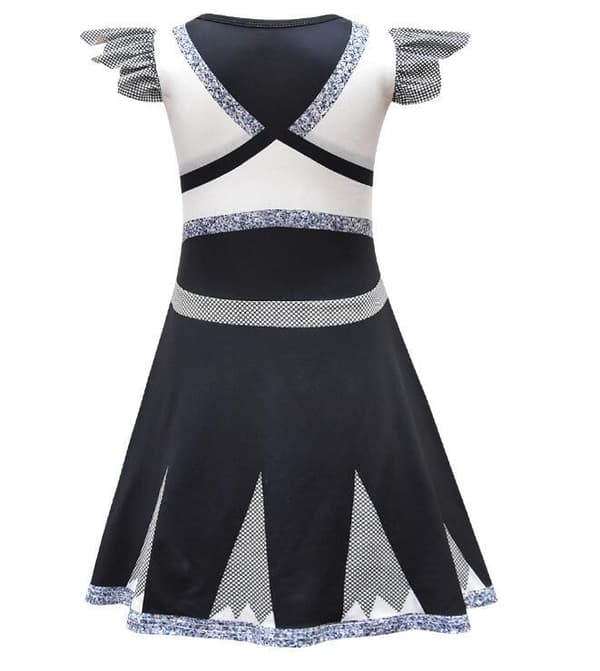 Halloween Cheerleading-uniformer til børn med gratis ærmeovertræk 110CM