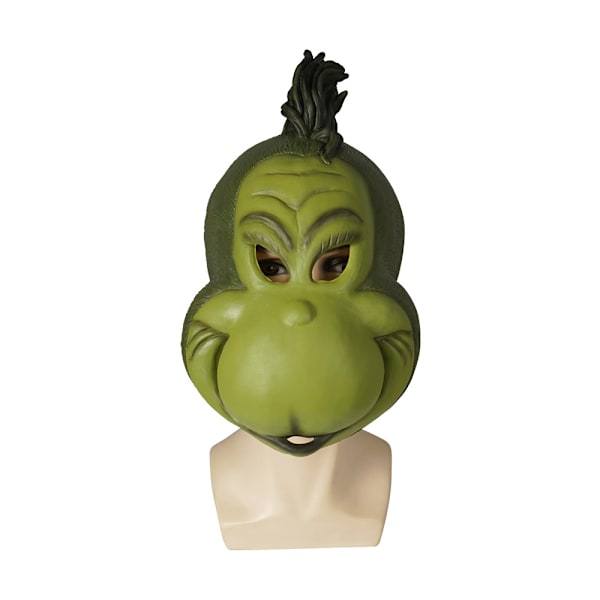 Grinch, joulupukkihirviö, rooliasu, vihreäkarvainen hirviö on pukeutunut kaikkialle