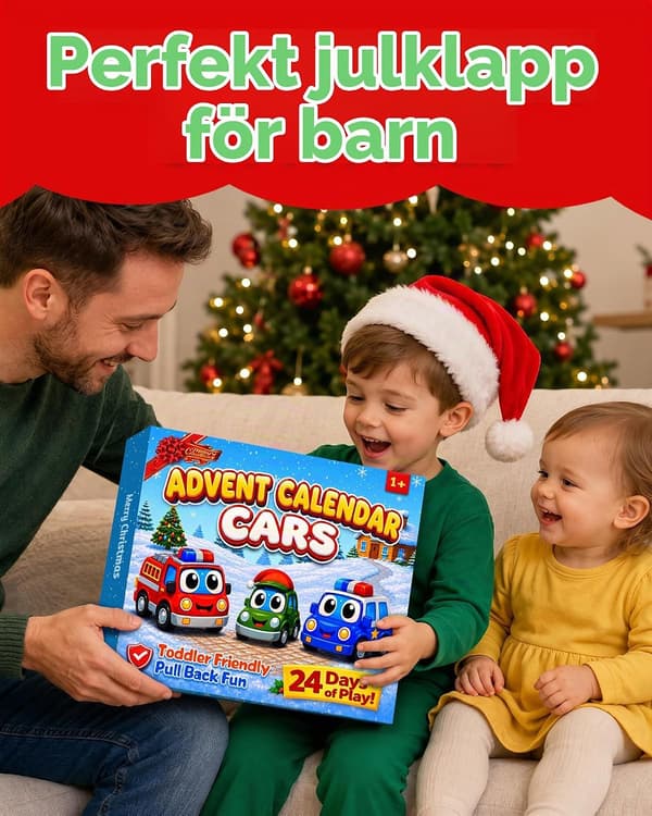 Jule-adventskalender 2026 24-dages nedtælling samler-legetøjsbiler blind box køretøjer til børn drenge gave mysterium