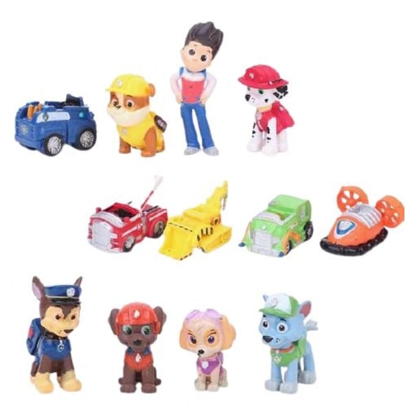 PAW PATROL 12-pack FIGURER julklappar