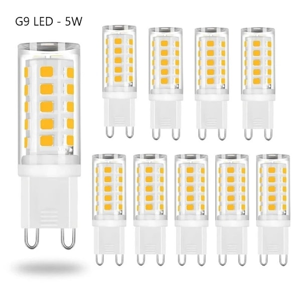 G9 LED Lamps 5W - Warm White - 10 Pack 92