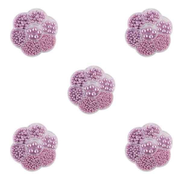 1/2/3/5 1150 st DIY-pärlor för att göra vackra smycken - Lila purple 5PCS