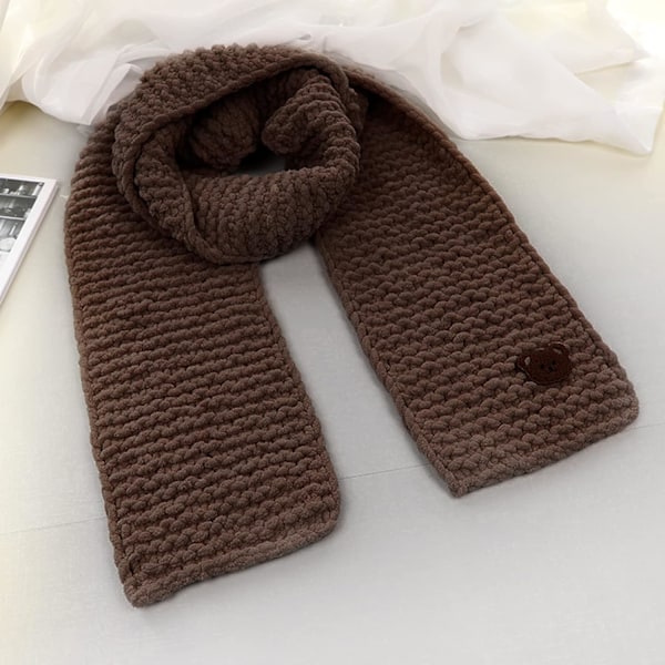 Stickgarn 4x Stickgarn för Virkning, Mjukt Chunky Garn för Garnprojekt-X44- coffee