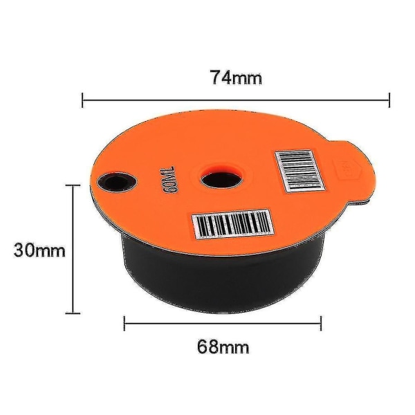 60 ml/180 ml Återanvändbar kaffekapselPodsFor Bosch-sMachineTassimoRefillableFilterMakerPod(Storlek:180ml)