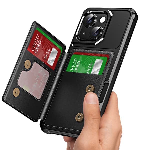 iPhone 13 Slankt Cover Kortlomme & 360° Beskyttelse