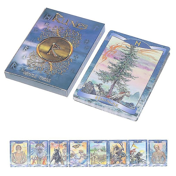 Runor Orakelkort Tarot Familjefest Prophecy Spådom Brädspel Psykisk Kortlek