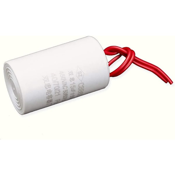25UF CBB60 AC 450V Lille Volumen Kondensator Dobbelttråd Vaskemaskine Motor [DB]