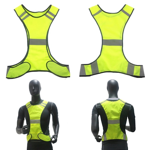 Smidig Slitesterk Høyreflekterende Refleksvest Orange