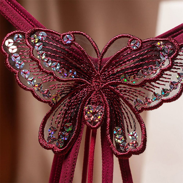 Butterfly Alusvaatteet Seksikkäät Pikkuhousut CLARET-FS2- claret