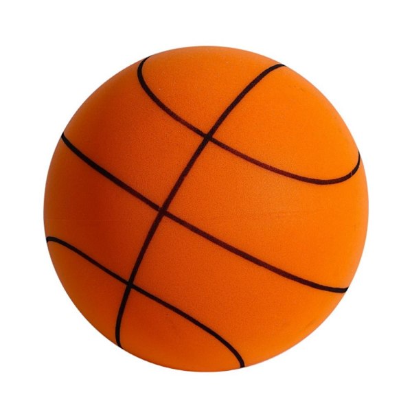 Tyst basketboll studsande basket GUL 18CM Gul Yellow 18CM