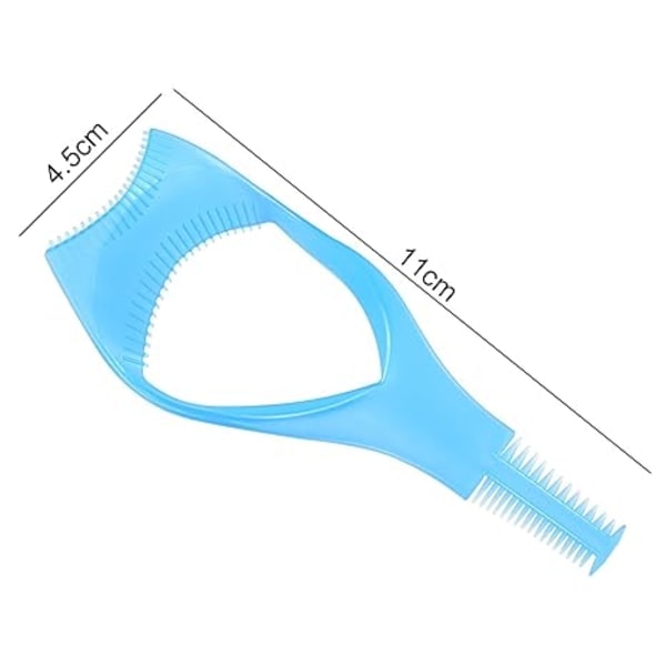 6 stycken 3-i-1 ögonfransverktyg Mascara Shield Applicator Guard E