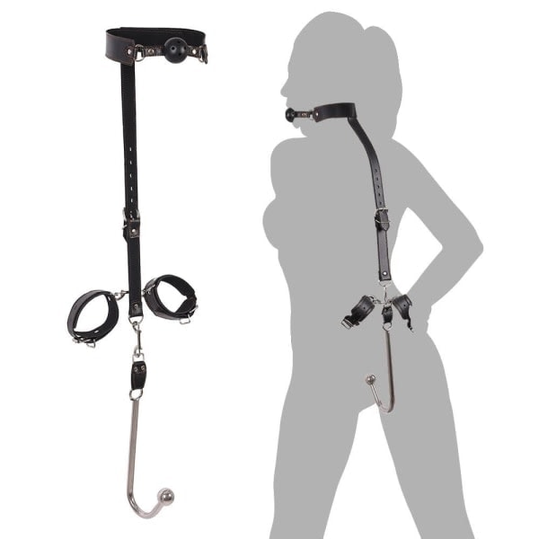 Sm Adult Sexleksak Metall Anal Hook Assisterad Tvingad Begränsning 4-delad Set 1660