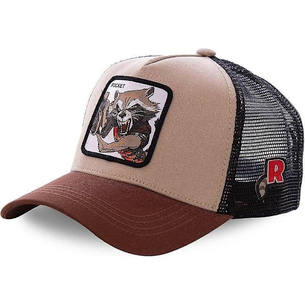 Mickey Snapback Bomulls Baseball Caps & Pappa Mesh / Trucker Hatt-FS2- ROCKET KHAKI