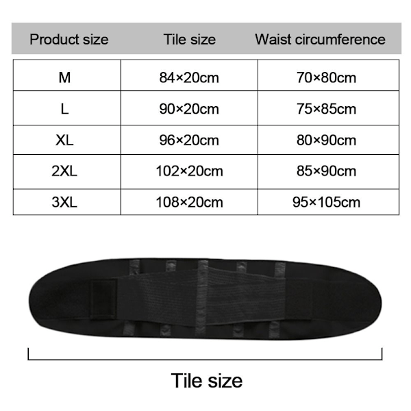 Waist trainer Postpartum Shapewear SVART L sort-FS2- black L
