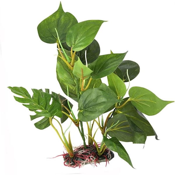 Kunstig Akvarieplante i Plastik - Realistisk Akvariedekoration