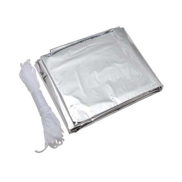Nödält / Nödbädd - Vindtæt & Let Telt - 2 pers Sølv Sølv-FS1- Silver 1-Pack