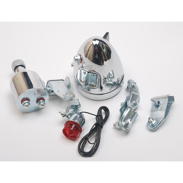 Sykkel 12V 6W Generator Frontlykt Baklyktsett Friksjonsdynamo Lyssett-X44-
