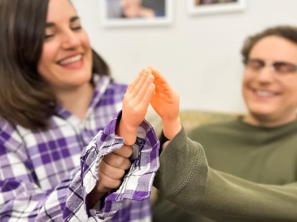 Mini Hands (1 Pair) - Original Mini Tiny Hand Puppet - Make Anyone Laugh - Fun for Friends and Family