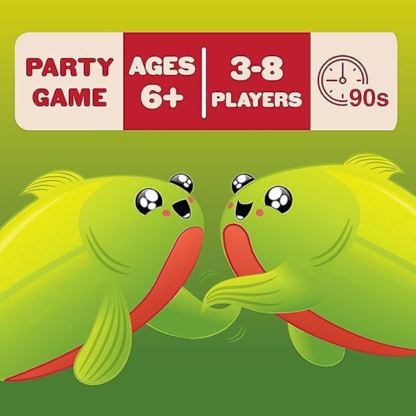 Exploding Kittens Happy Salmon från Exploding Kittens - för vuxna, tonåringar och barn - Roliga familjespel