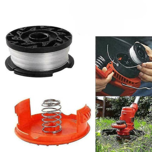 Orange Dæksel + Spole Line Top Til Black Decker Reservedele Kanttrimmer Strimmer(exwo)-FS-