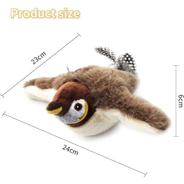 OBOSOE Interactive Cat Toy with Bird Movement and Catnip – USB Rechargeable-FS-