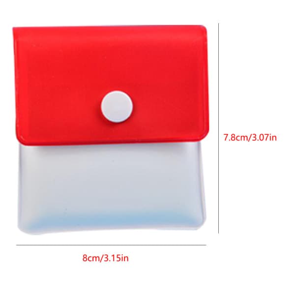 6-pack bärbara fickaskkoppar återanvändbar myntväska - i lager 6 st