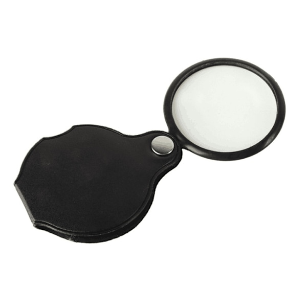 5 stk Mini Leselup Lommeforstørrelsesglass x10 Foldbar Lommeforstørrelsesglass Sklisikkert Mykt Gummihåndtak for Vitenskapsbøker