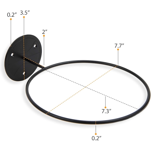 Veggmontert balloppbevaring Sportballholder Stativ Display