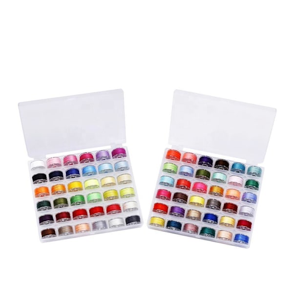 Polyesterlanka 72 kpl eri värejä monivärinen Multicolor one size