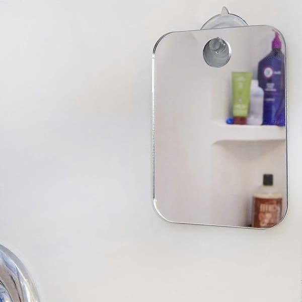 Travel Mirror - Suction Cup Included - Portable Shaving Mirror, Unbreakable Fogless Mirror