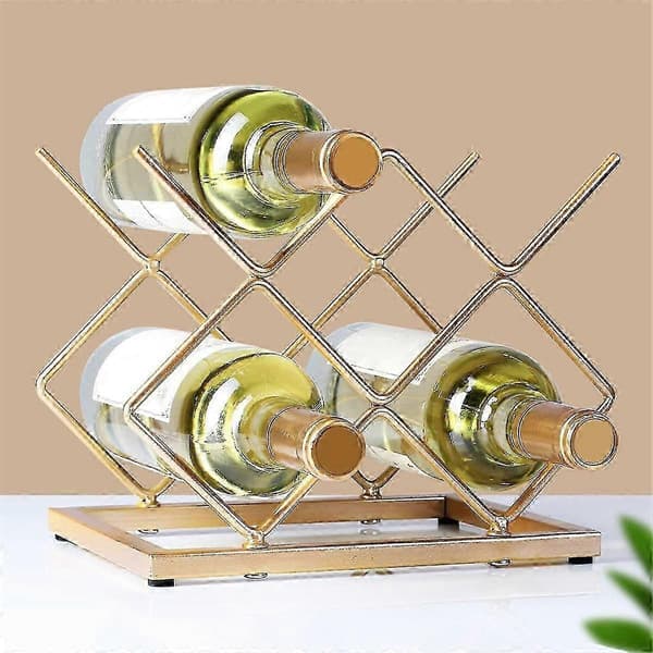 Countertop Wine Rack Freestanding Small Wine Rack Desktop Wine Rack Bracket For Cabinet, Pantry, Wine Storage-FS-