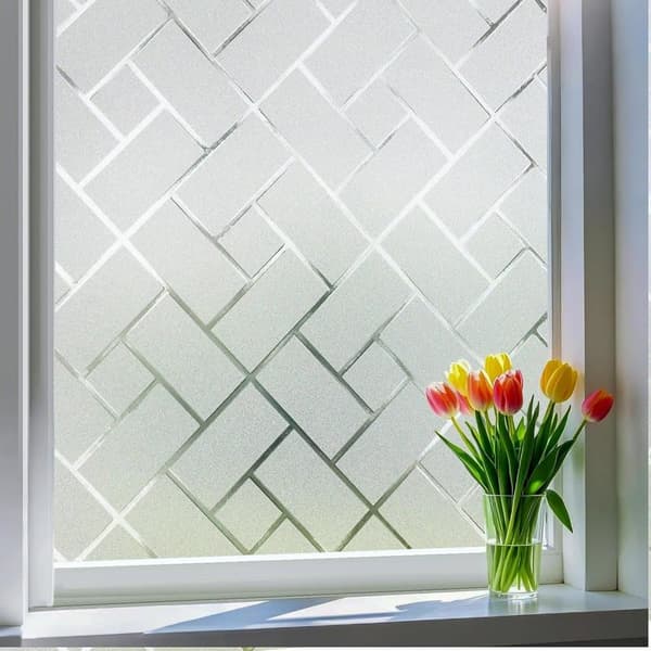 Frosted Static Window Film 2M/5M/10M Privacy UV Protection Heat Control 60x200cm