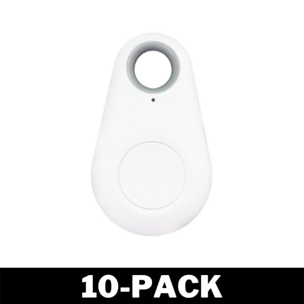 GPS Mini Tracker för Hund / Katt / Nycklar Vit 10-Pack-FS1- 10-Pack