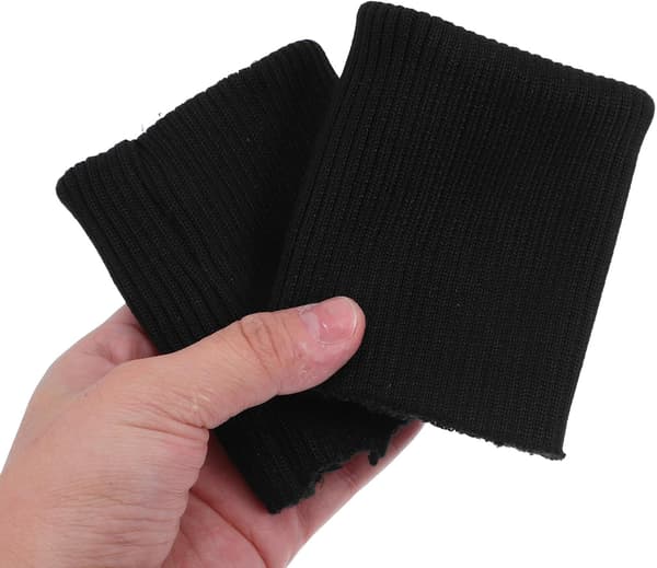 Stickad manschett för jacka, elastiska ribbmanschetter, stretchstickad ribbning för sportkläder, DIY-reparation
